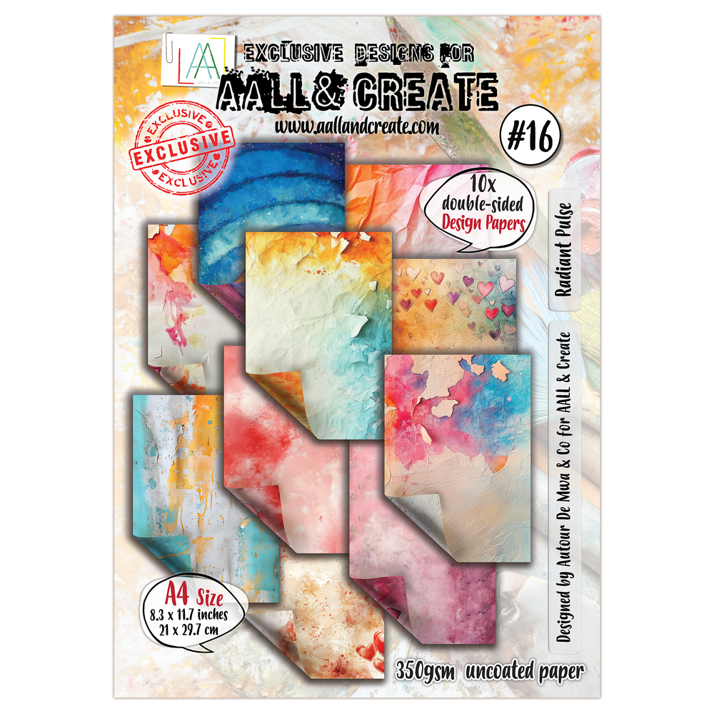 AALL et Create - Papier Design A4 - Impulsion Radiante