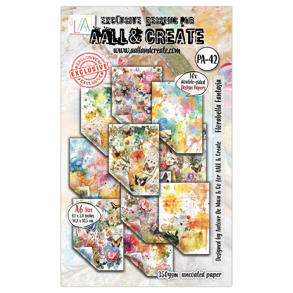 AALL and Create - Papier Design A6 - Florabella Fantasia
