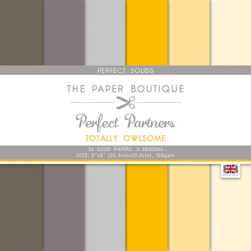 The Paper Boutique Perfect Partners Totally Owlsome 8 in x 8 in Colours — Ecstasy Crafts