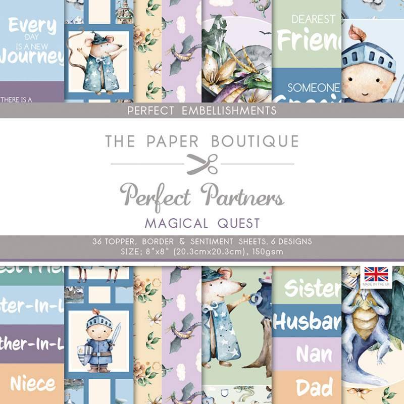 The Paper Boutique Perfect Partners - Magical Quest Embellissements 20,3 x 20,3 cm
