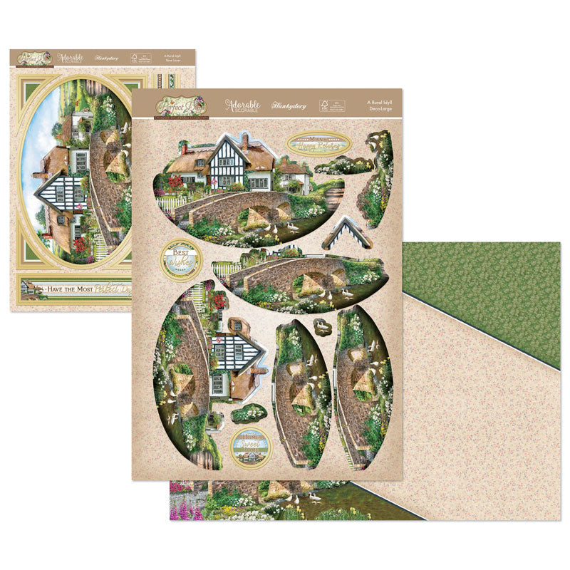 Set de Découpage Deco-Large Perfect Days - Une Idylle Rurale