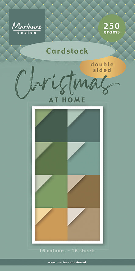 Marianne Design Papier Cartonné 6x12 - Noël à la Maison