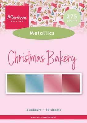 Marianne Design A5 Metalliques - Christmas Bakery par Marleen