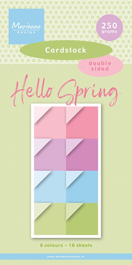Papier cartonné Marianne Design 6x12 - Bonjour le printemps