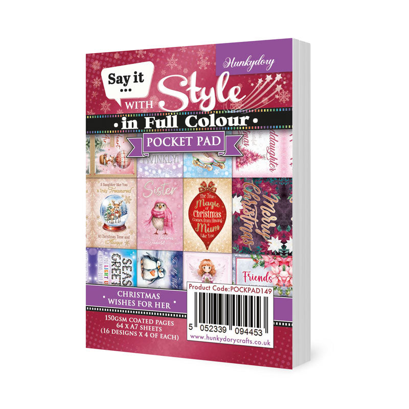 Dites-le avec style en couleur - Vœux de Noël pour elle