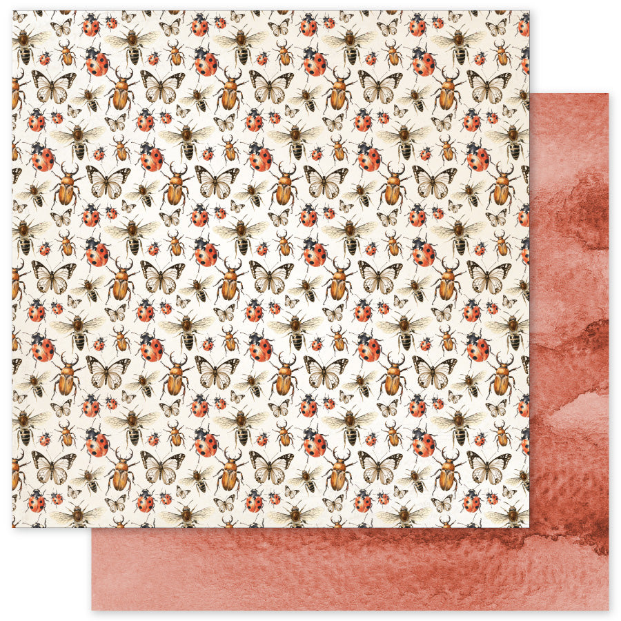 Poppy Garden C 12 x 12 Paper (12 pc Bulk Pack) 34629 — Ecstasy Crafts