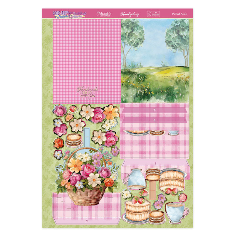 Pop-Up Stepper Card - Perfect Picnic — Ecstasy Crafts
