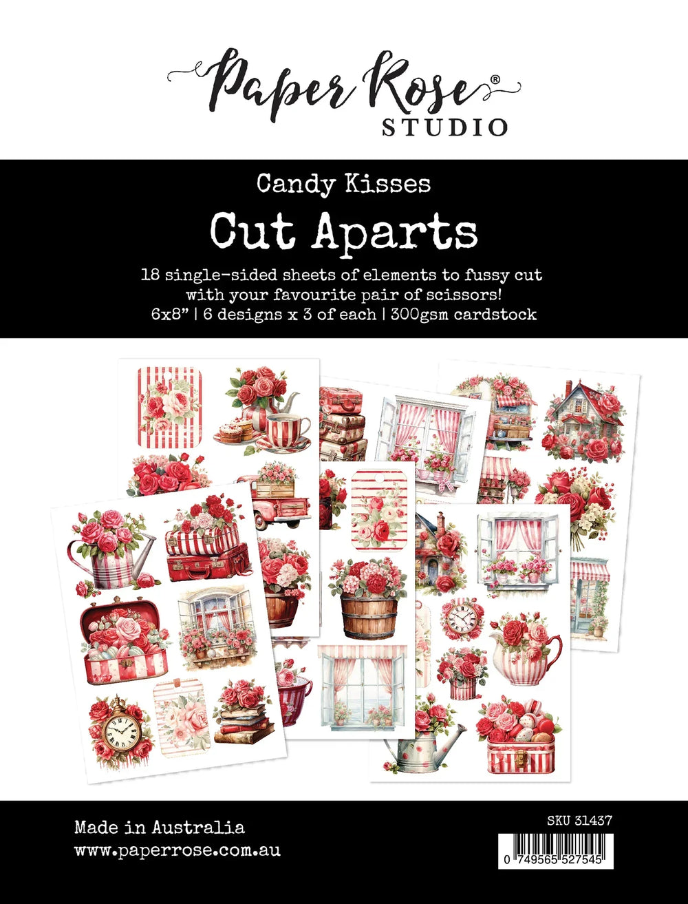 Candy Kisses - Blocs de papier prédécoupés 31437