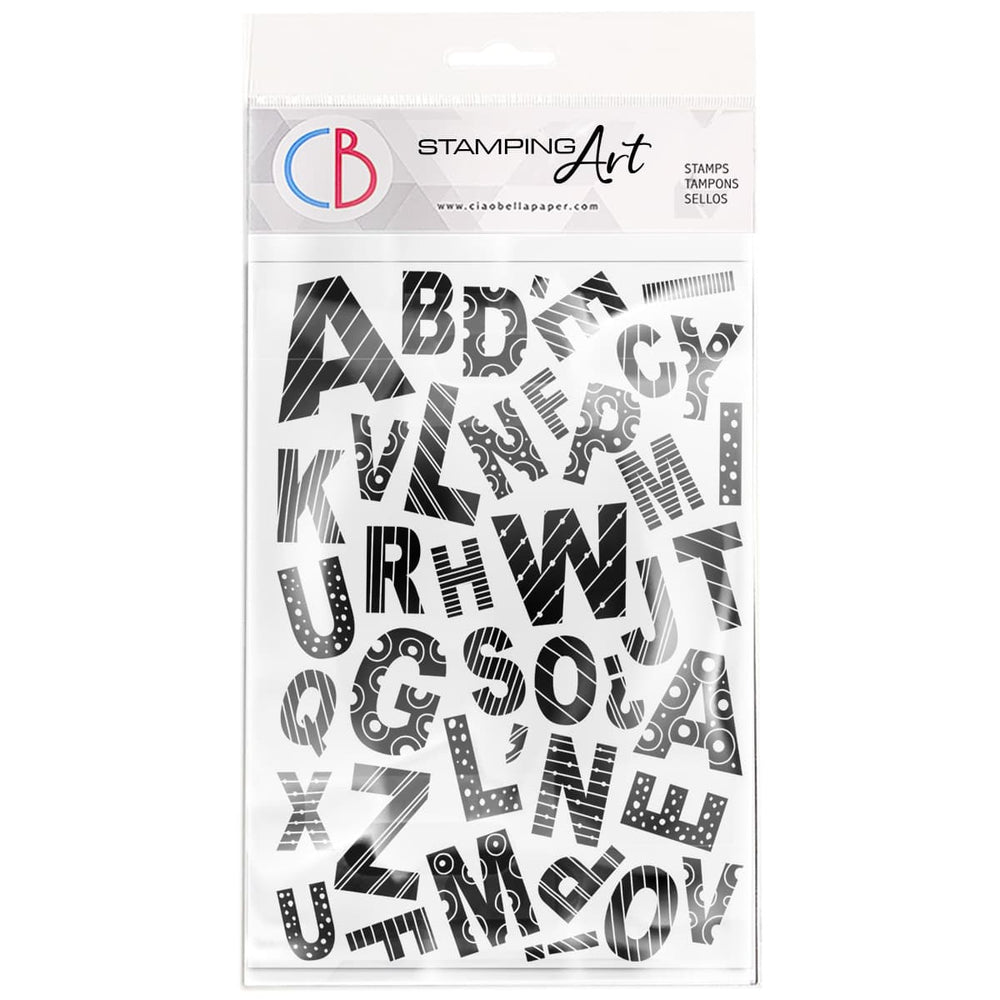 Ciao Bella Clear Stamp Set 4"x6" Baby Alphabet — Ecstasy Crafts