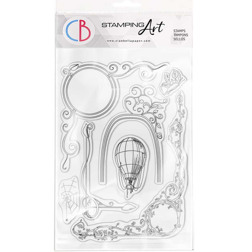 Ciao Bella Clear Stamp Set 6"x8" Fables d'Ésope Cadres