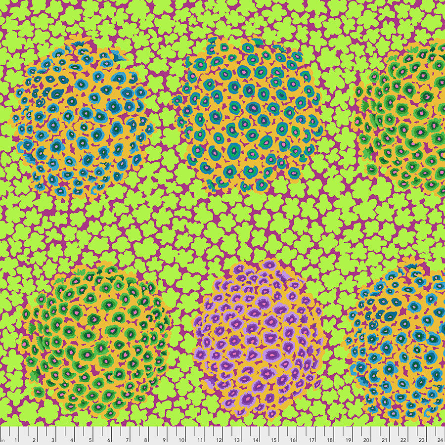 Kaffe Fassett Hot & Cool Collective Hydrangea - Green — Cottage Quilting Ltd.