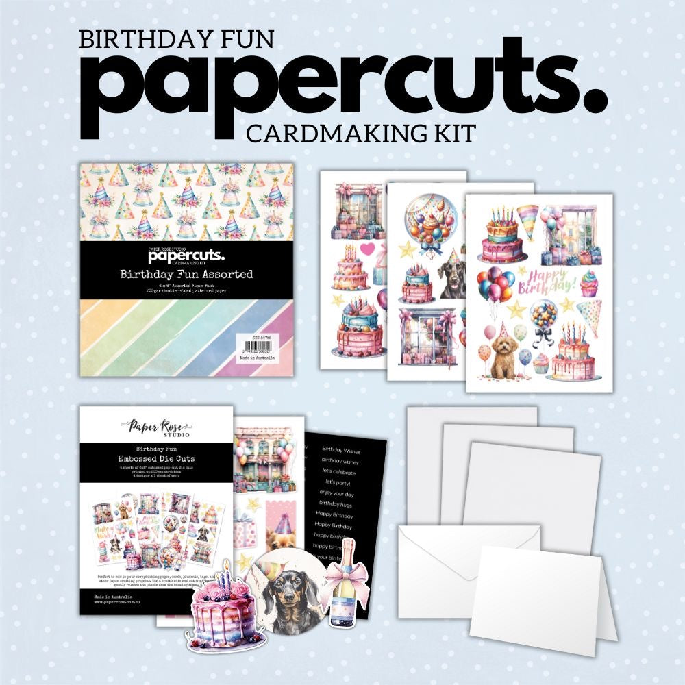 Papercuts Kit Birthday Fun 34758 — Ecstasy Crafts