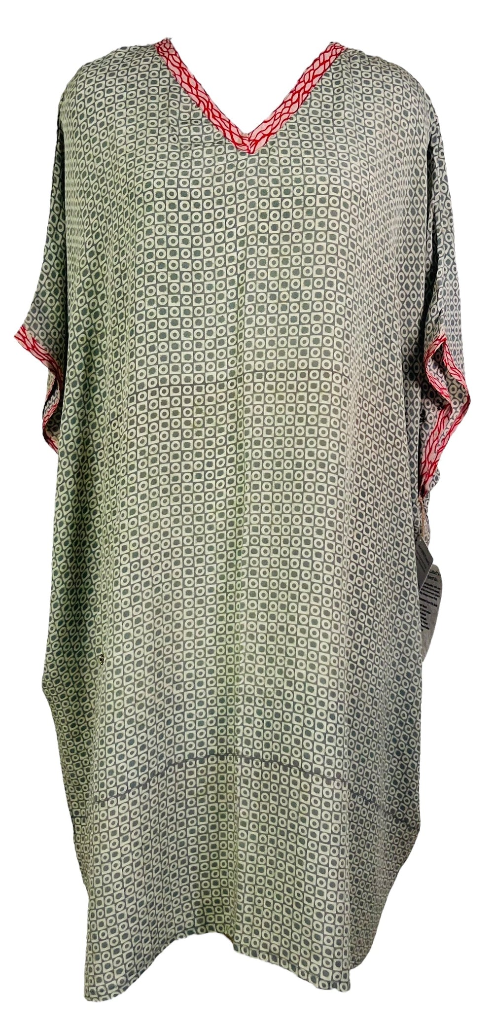 PRC7467 Kaftan Longueur Midi en Soie Pure Avatar