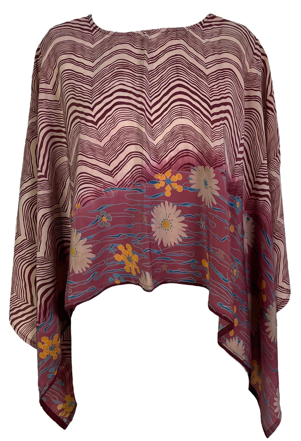 PRC6701 Capelet Poncho en Soie Pure Avatar