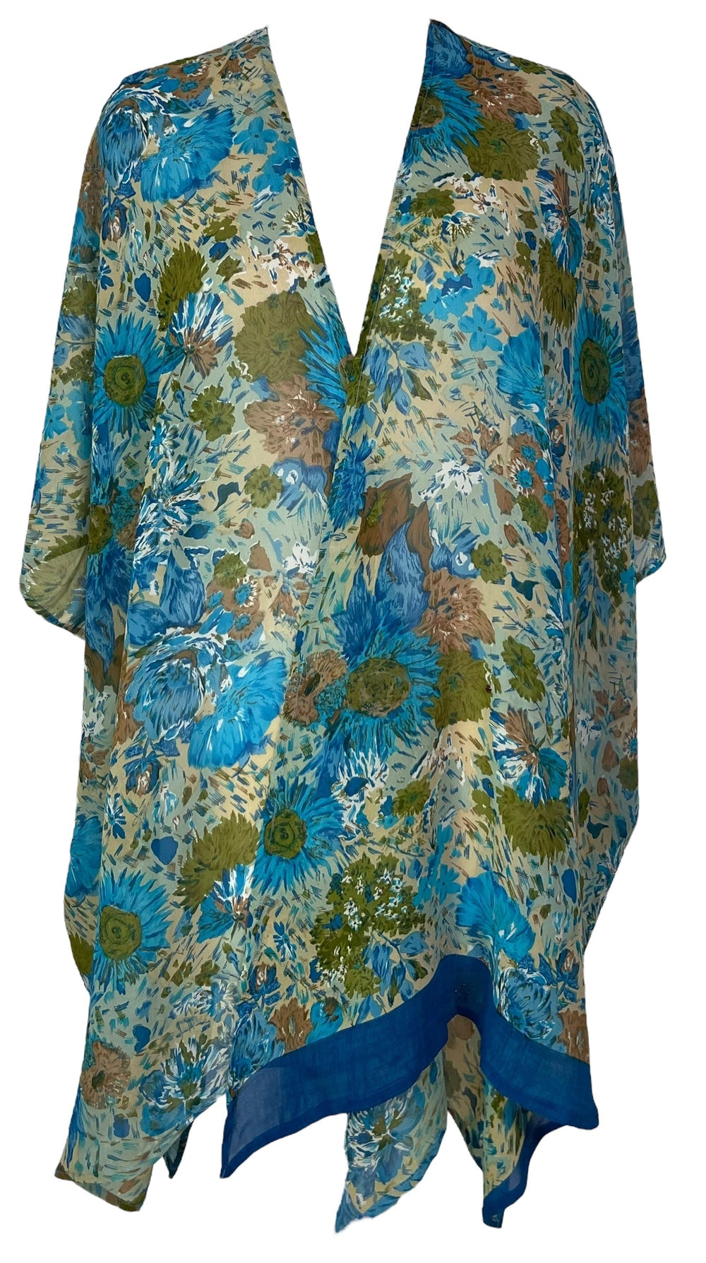 PRG6844 Cardigan en pure soie Avatar transparente