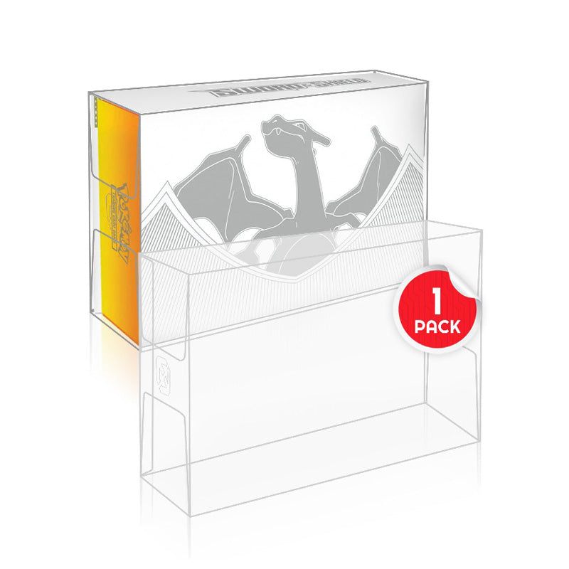 Pokémon TCG Épée et Bouclier Charizard Collection Ultra Premium EVORETRO PET Étui Présentoir