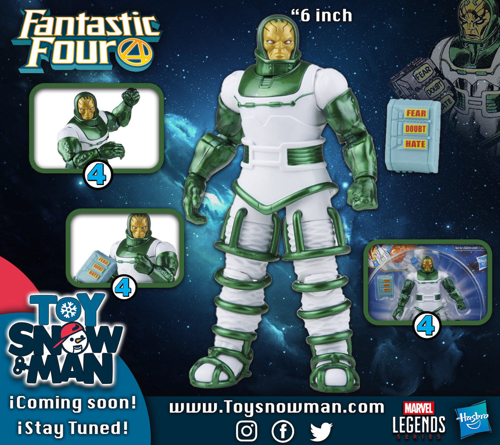 Hasbro Marvel Legends Series Rétro Fantastic Four Psycho-Man