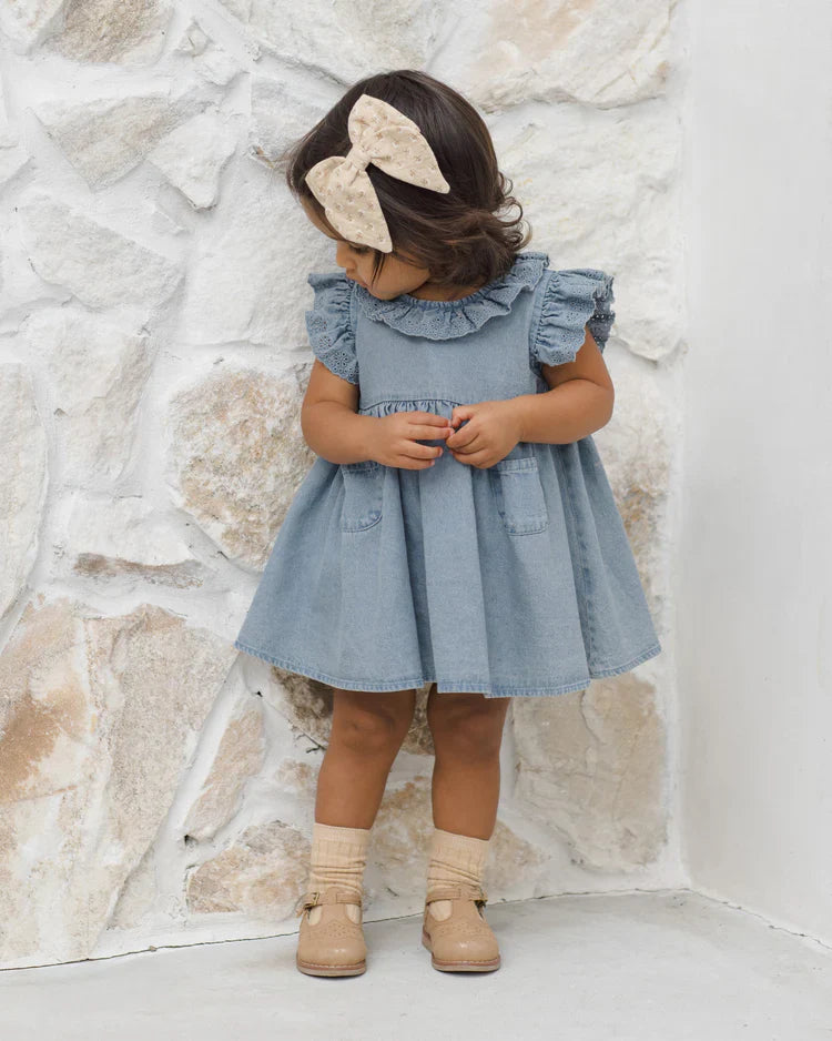 Robe Sophie | Denim Léger | Quincy Mae