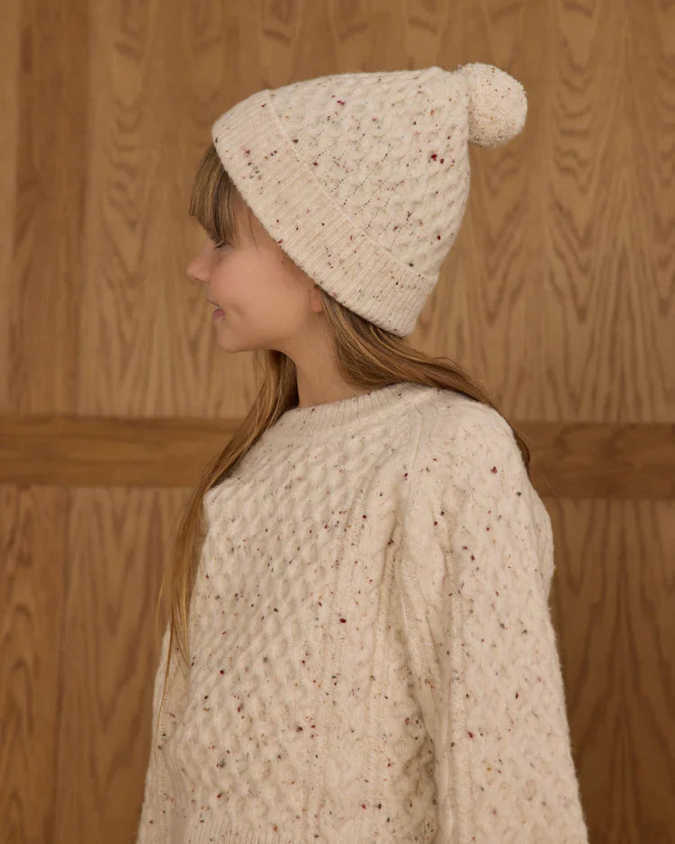 Beanie | Natural Speckled | Rylee & Cru