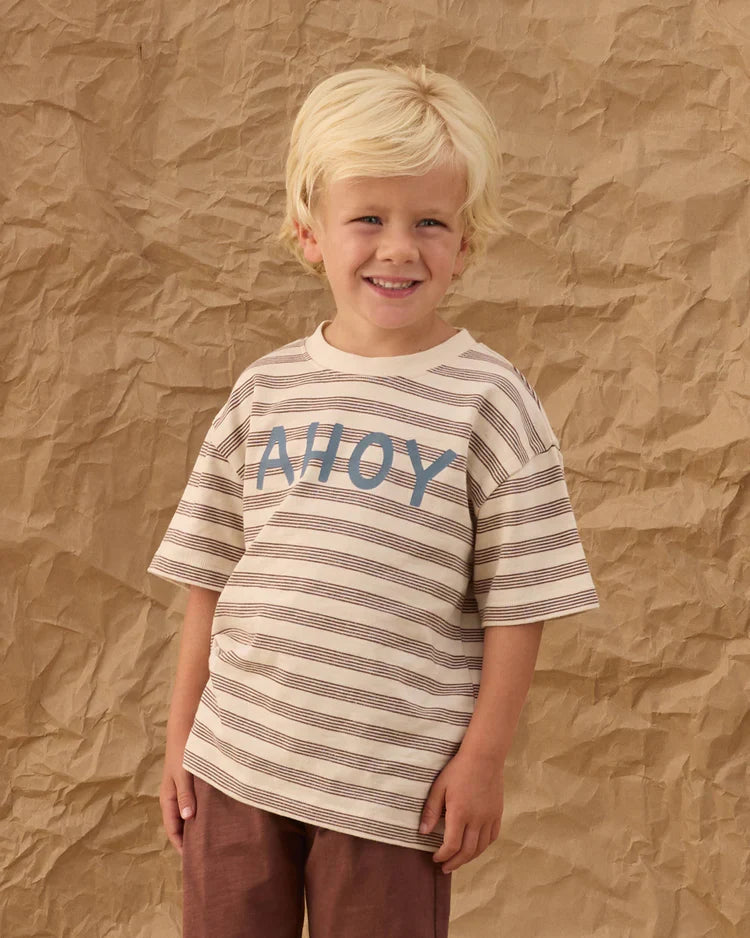 Relaxed Tee | Ahoy | Rylee & Cru