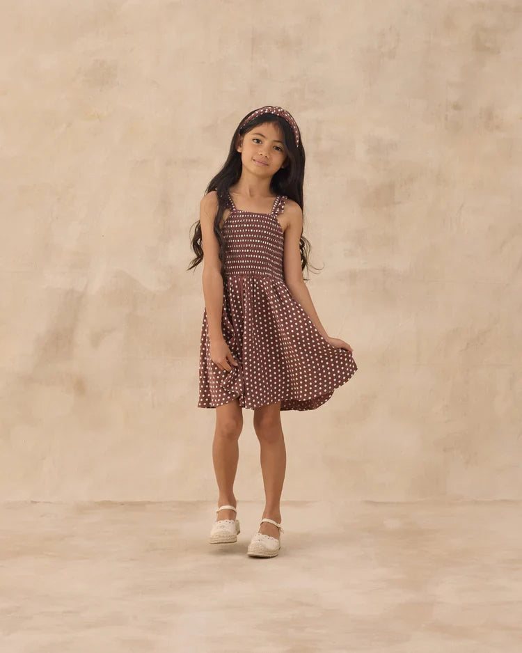 Robe Lainey | Pois Chocolat | Rylee & Cru
