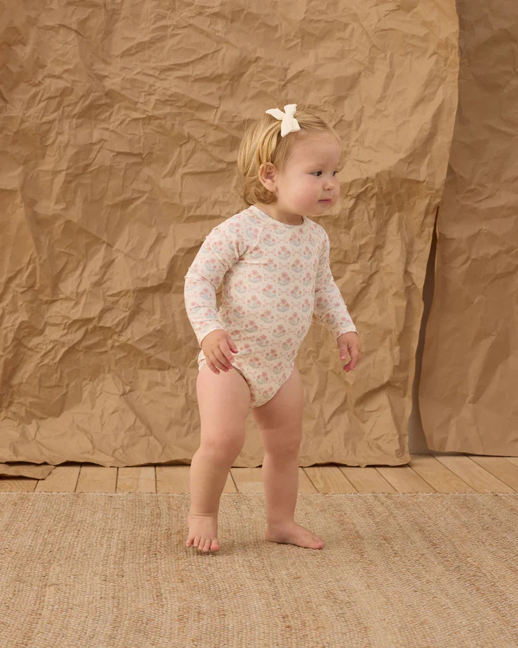 Delphine Rashguard One-Piece | Blossom | Rylee & Cru