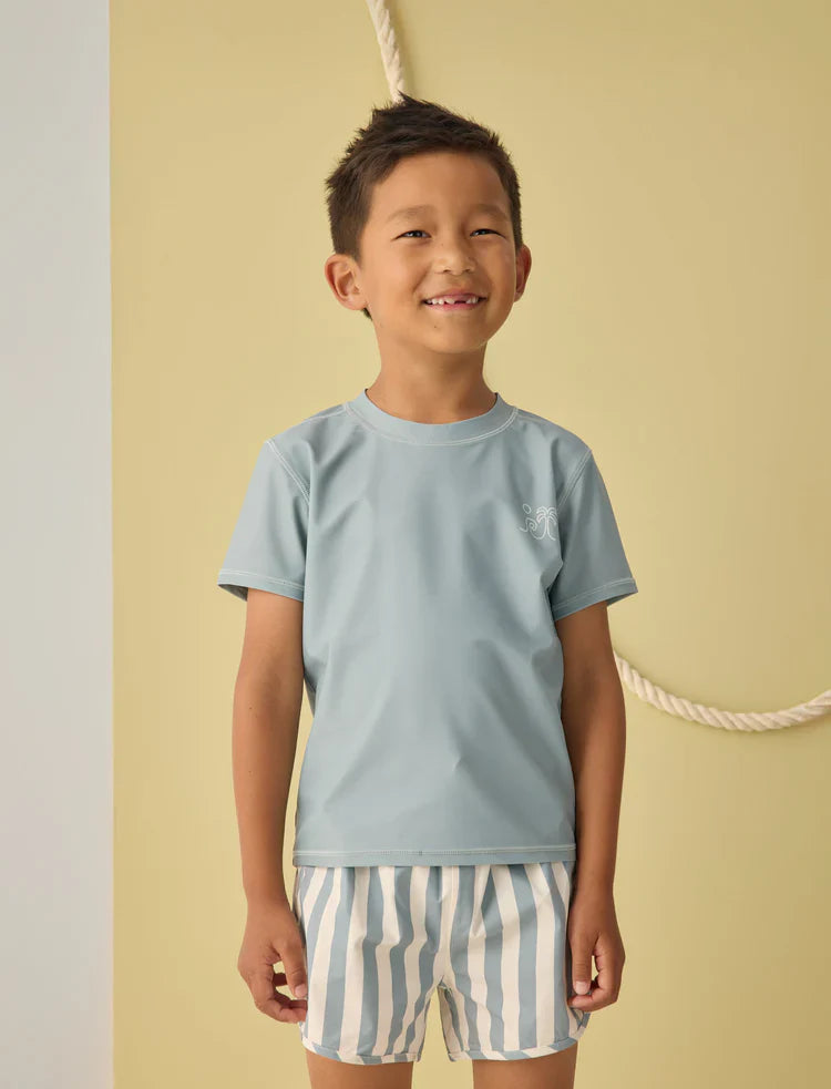 Short Sleeve Rashguard | Sea Green | Rylee & Cru