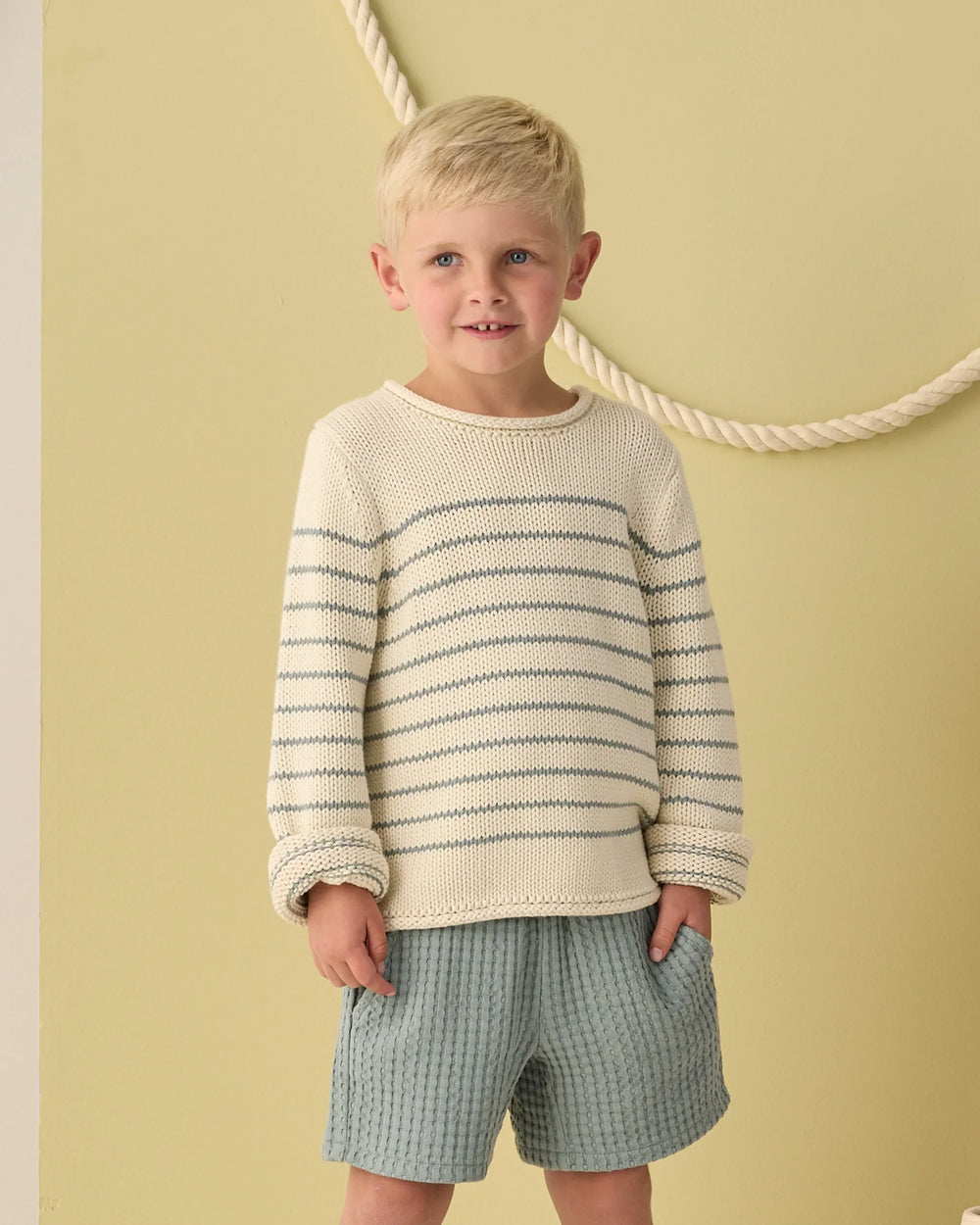 Chandail Jacques | Vert Marin | Rylee & Cru