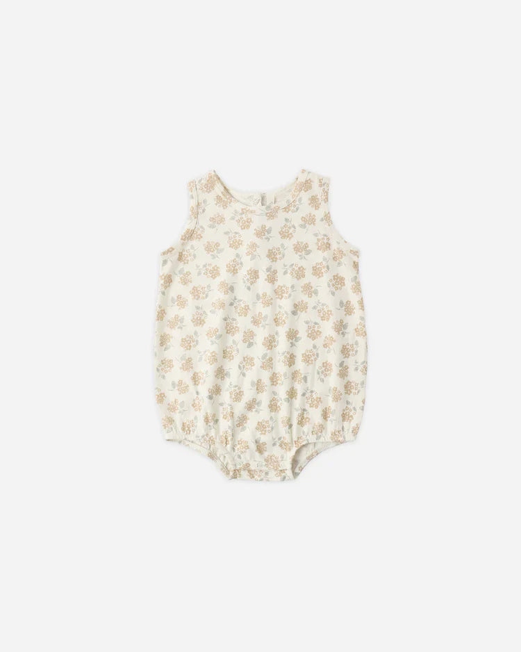 Bubble Onesie | Yellow Ditsy | Rylee & Cru