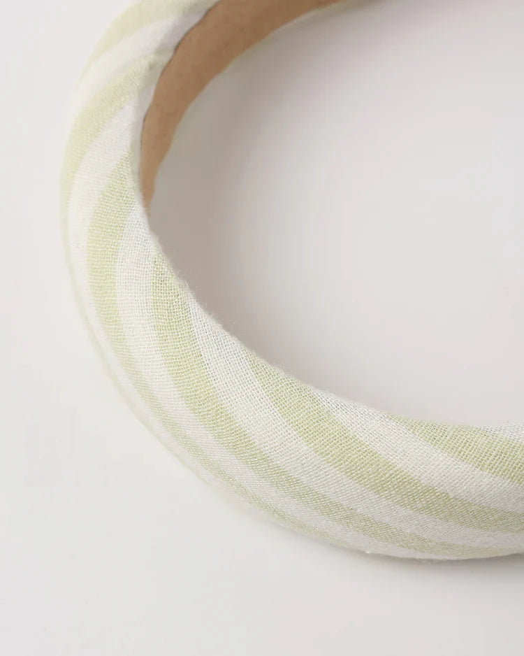 Bandeau rembourré | Rayures Citron | Rylee & Cru