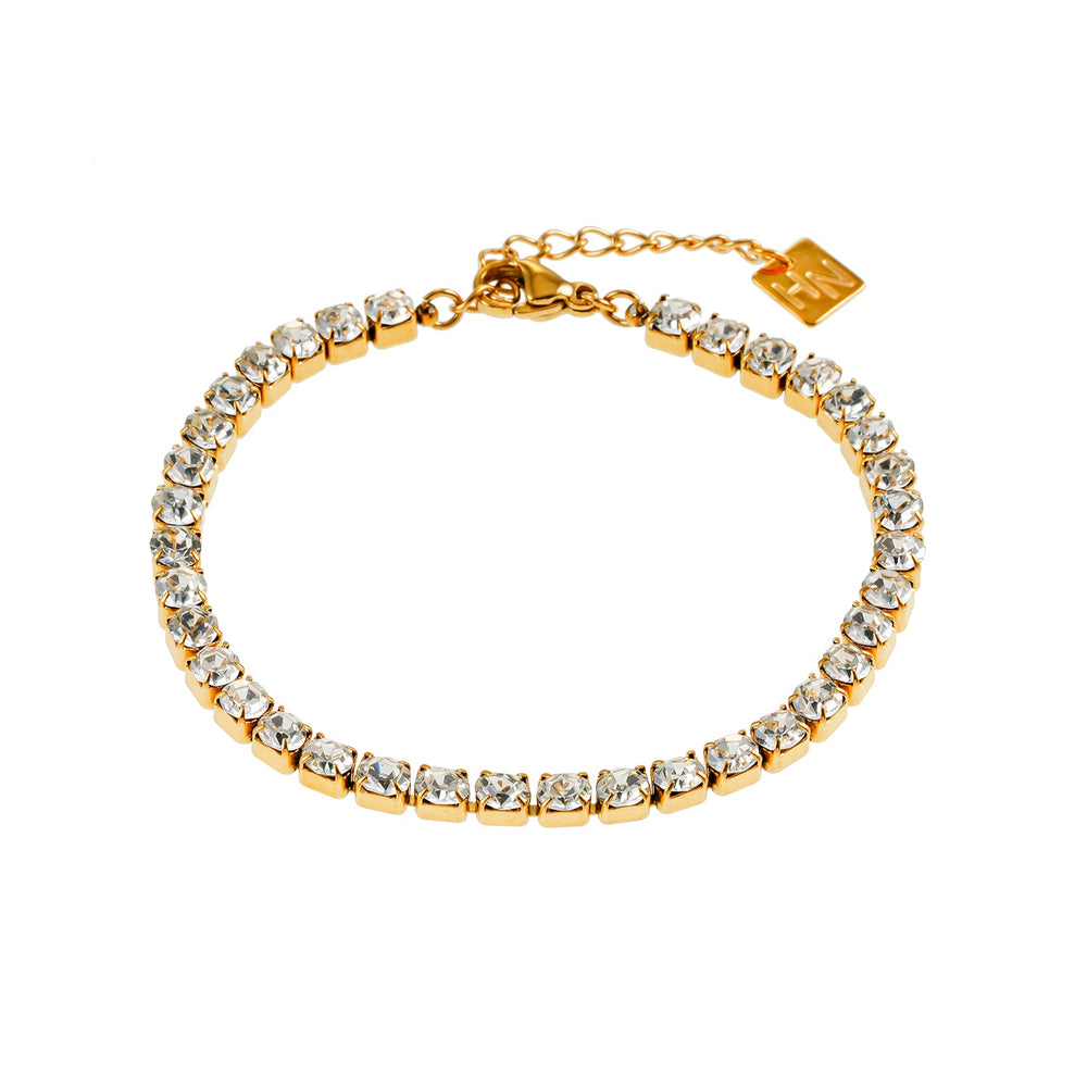 RITMO Or : Bracelet Tennis Classique – Élégance Intemporelle pour Toutes les Occasions