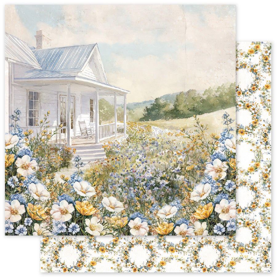 Rustic Spring D 12 x 12 Paper (12 pc Bulk Pack) 34242 — Ecstasy Crafts