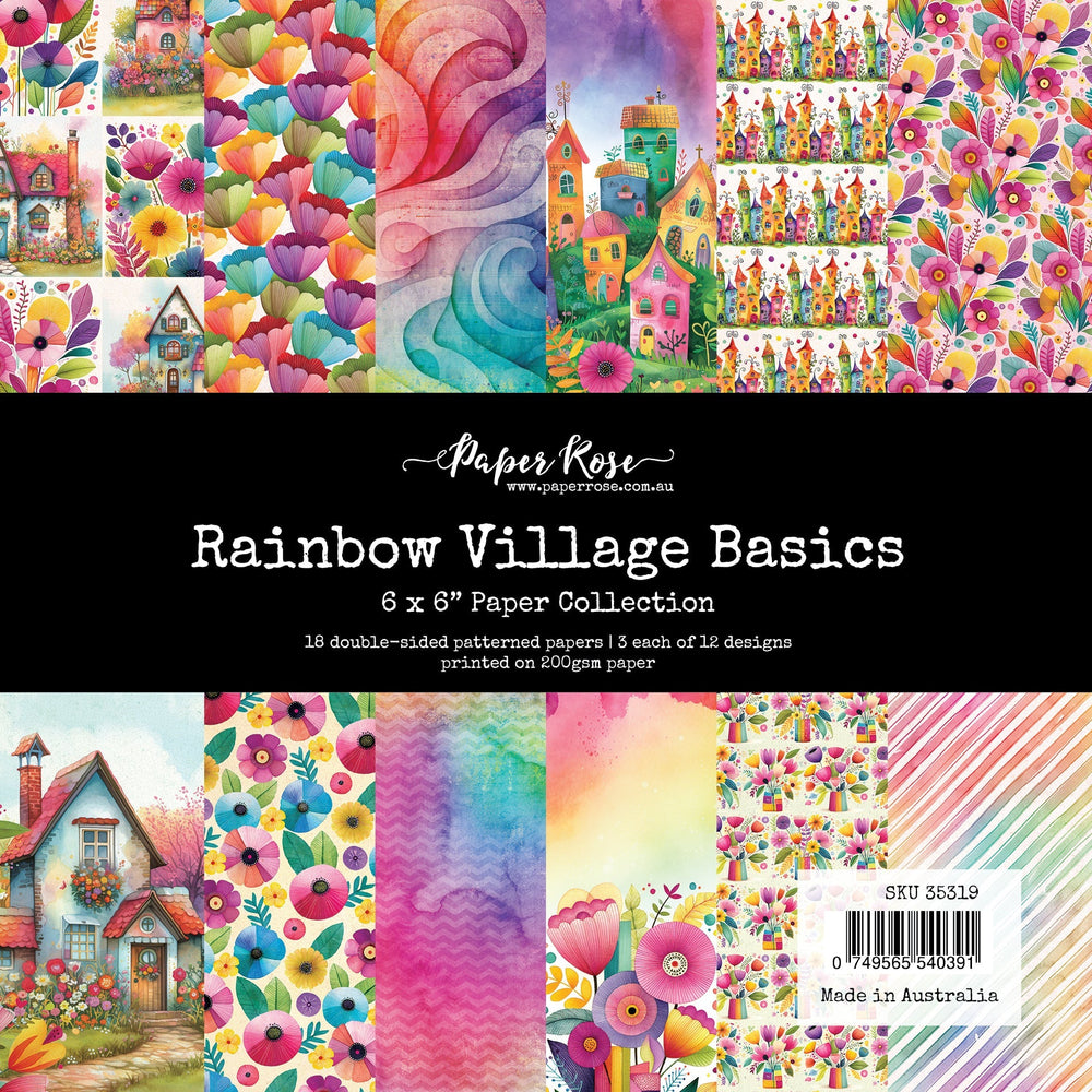 Collection de papier Rainbow Village Basics 6x6 35319