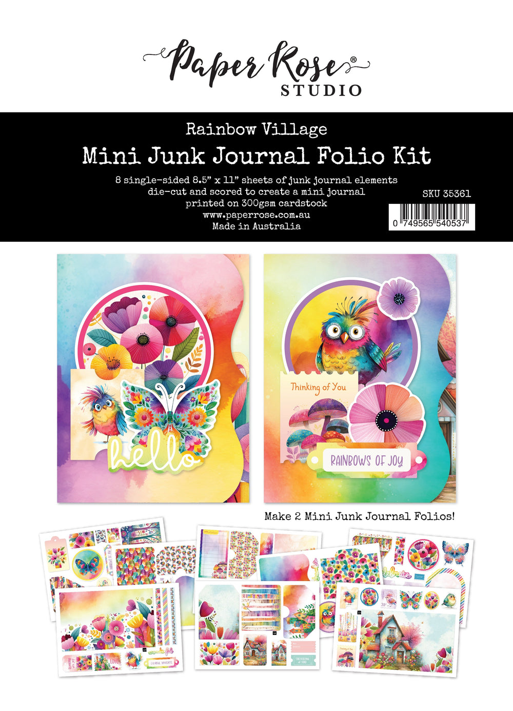 Rainbow Village Mini Folio Kit 35361 — Ecstasy Crafts