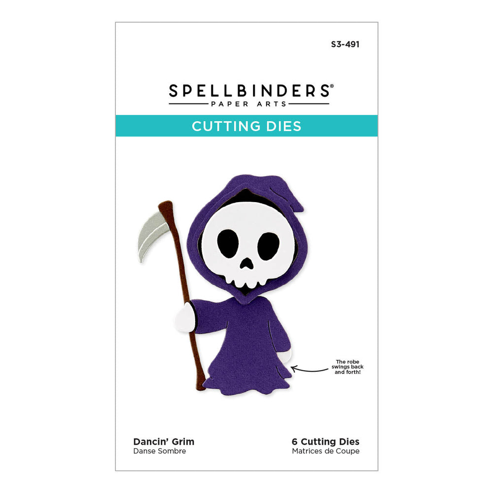 Matrices de découpe Dancin' Grim Etched de la collection Dancin' Halloween