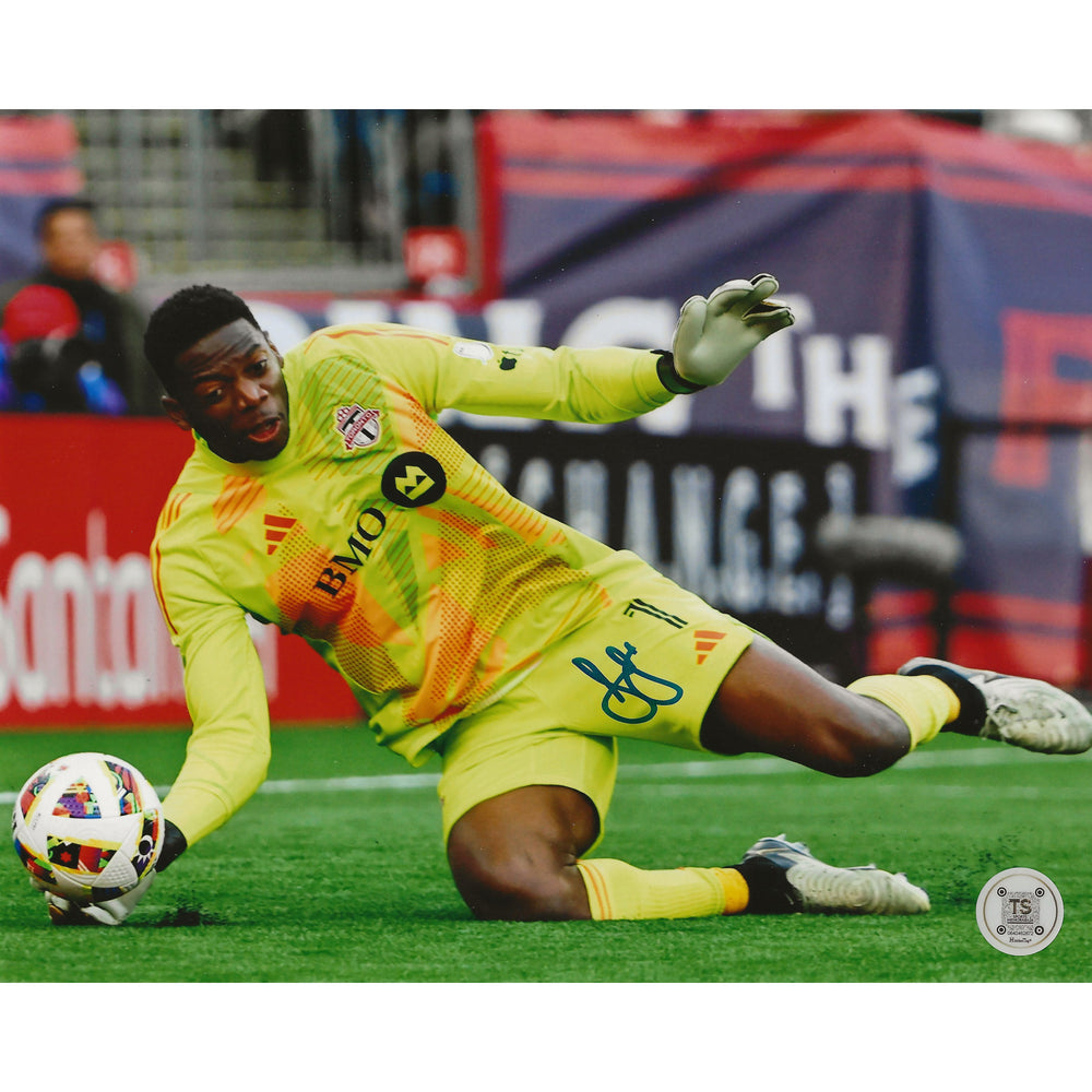 Photo 8x10 de Sean Johnson du Toronto FC, dédicacée