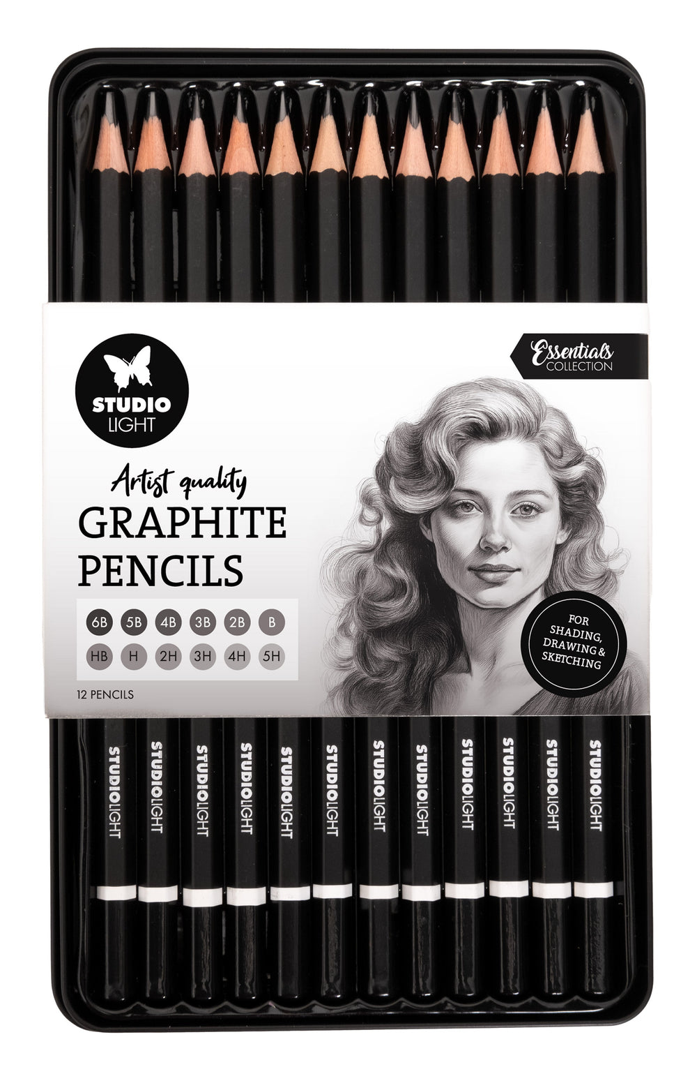 SL Crayons Graphite Essentiels 12 Pièces