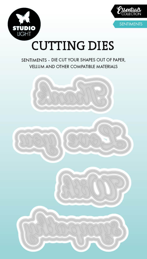 SL Matrice de découpe Sentiment Essentials 77x86x1mm 10 Pièces