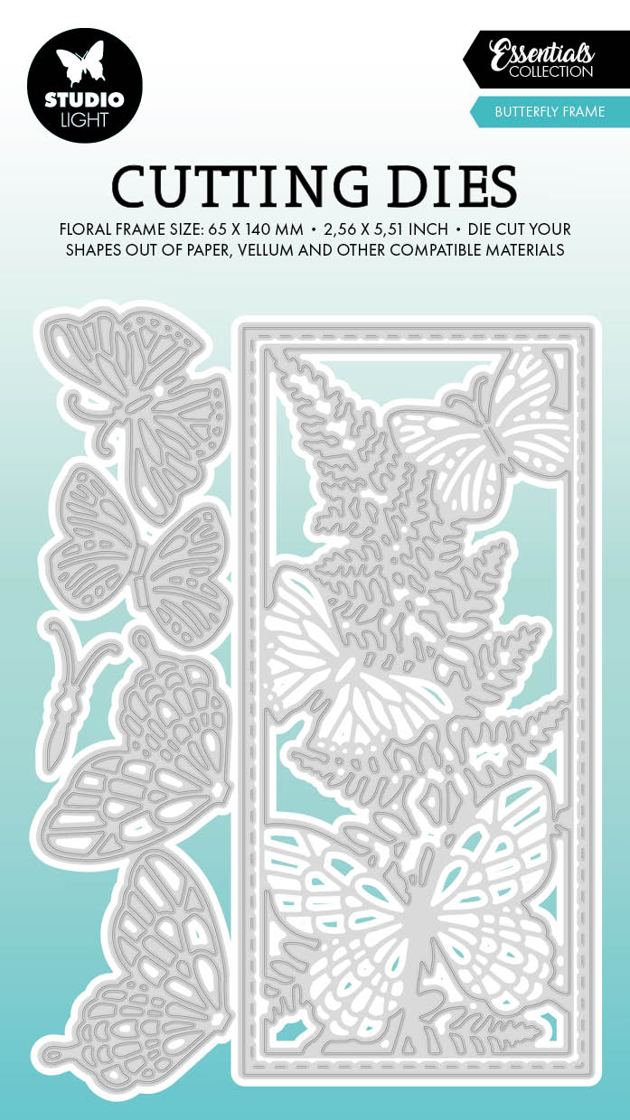 SL Cutting Dies Cadre Papillon Essentiels 103x146x1mm 6 PC réf. 737