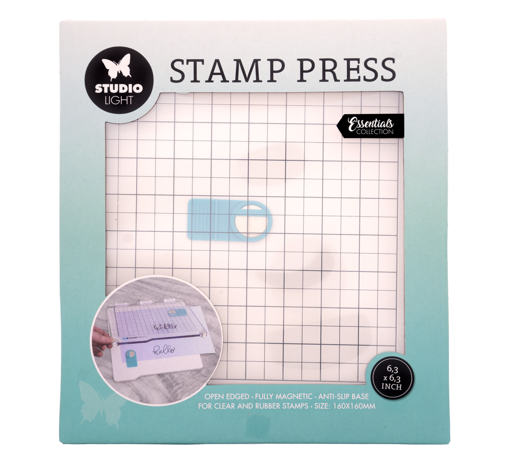 SL Presse d'estampage Incl. 2 aimants Outils essentiels 160x160x20mm 3 PCS n°01