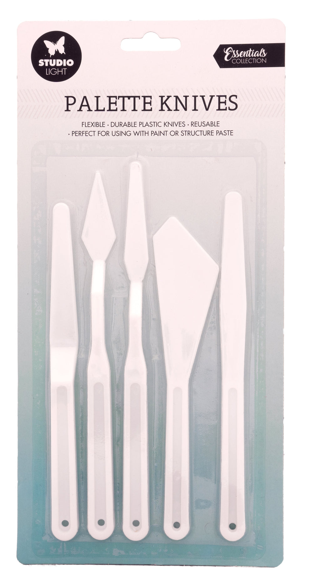 SL Spatulas Assortment Set Essential Tools 240x130x12mm 5 PC nr.01