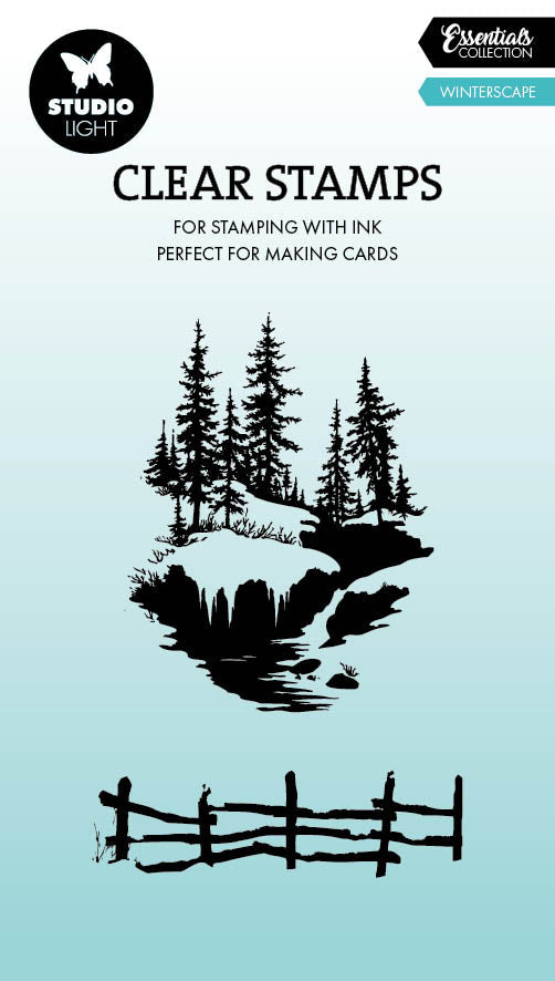 SL Clear Stamp Winterscape Essentials 57x86x3mm 2 Pieces — Ecstasy Crafts