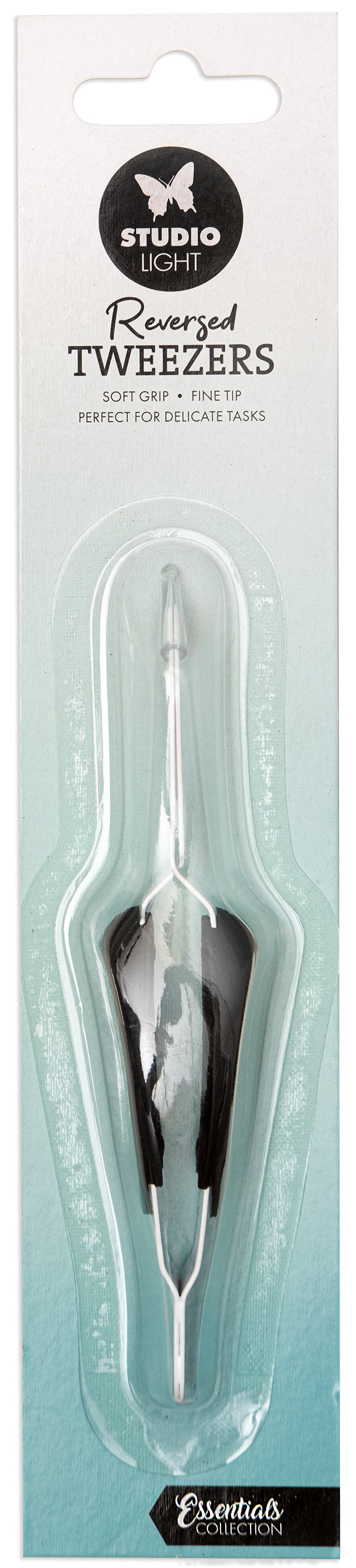 Brucelles inversées SL Soft Grip Pointe fine Outils essentiels 1 pièce