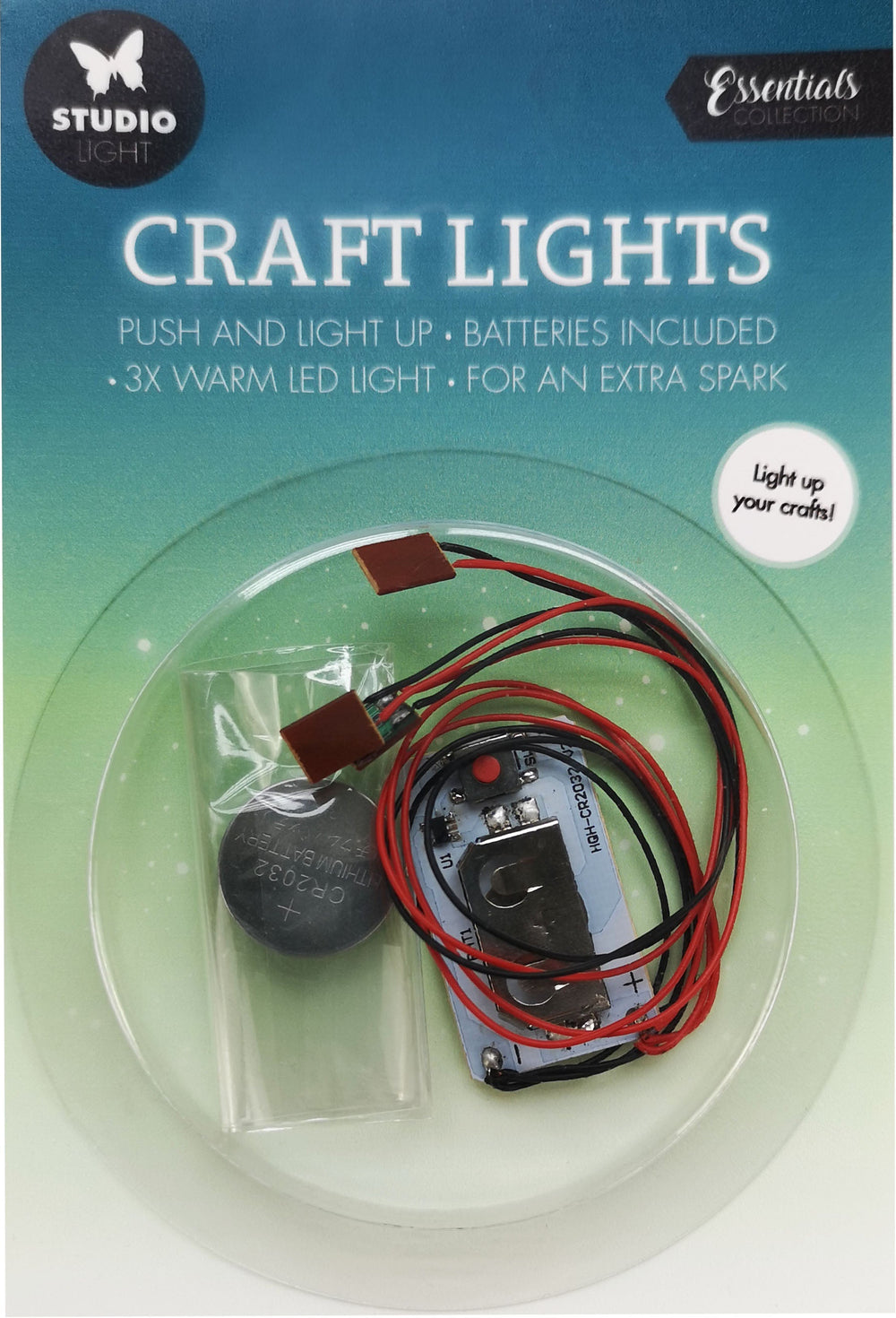 SL Craft Lights Batteries Included Essential Tools 150x100x10mm 3 PC nr.02 — Ecstasy Crafts