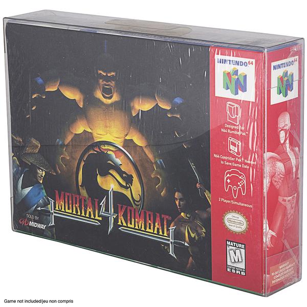 Protections EVORETRO PET (Boîte de jeu) pour Nintendo N64 SNES Super Nintendo - Lot de 25
