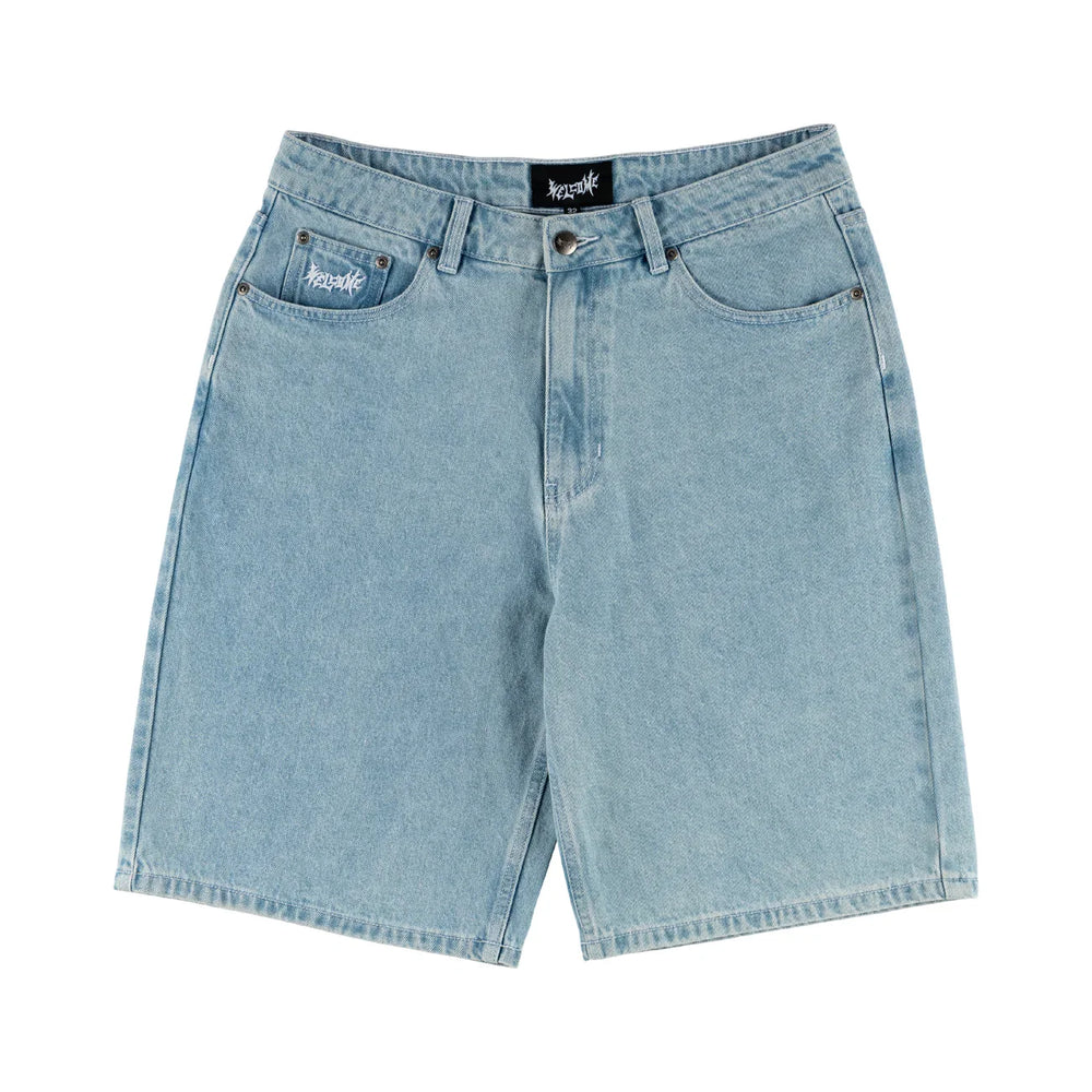 Short ample en denim 'Linger' - Bleu délavé