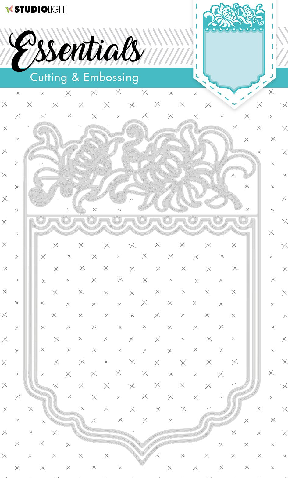 Matrice de découpe et d'embossage SL Card Shape Essentials 192x132mm n°300