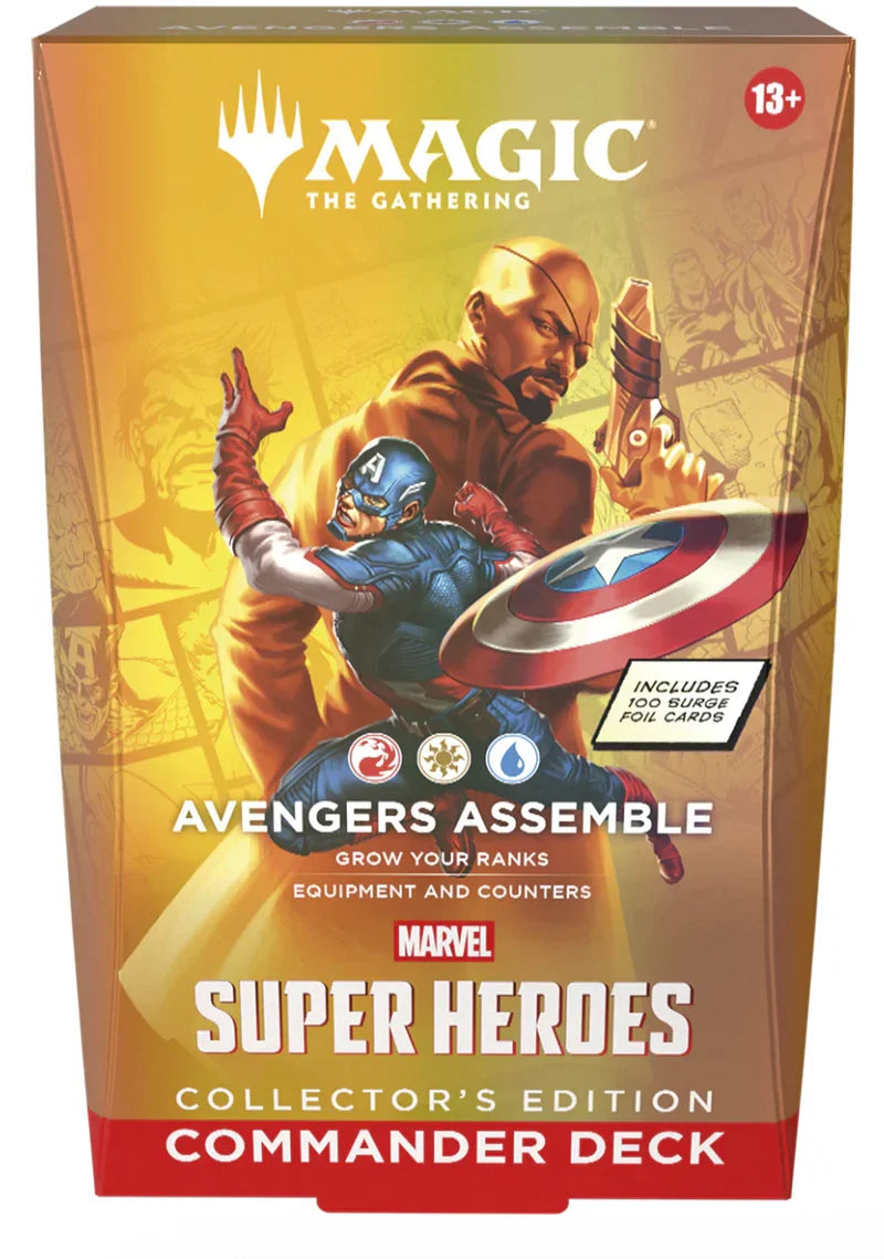 Marvel Super Heroes Commander Deck Avengers Assemble Collectors Edition