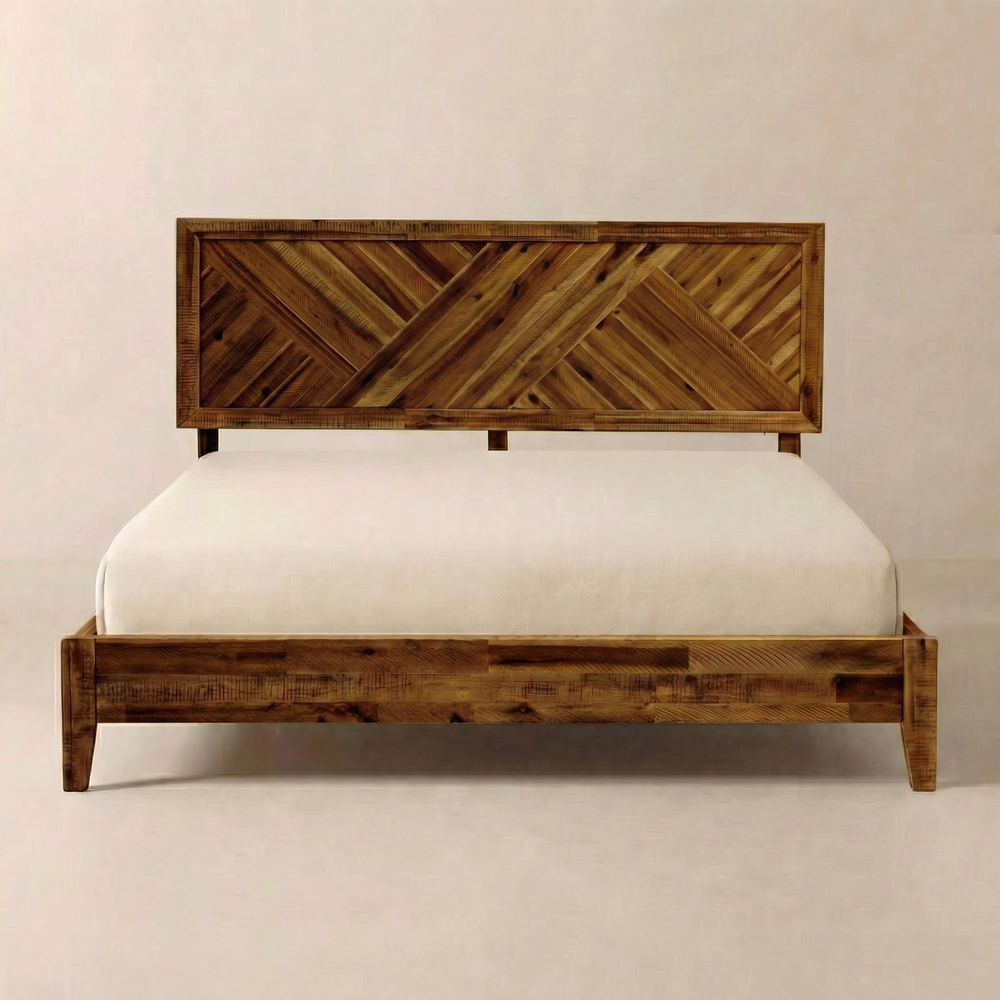 Cadre de lit en bois massif Sierra Deluxe