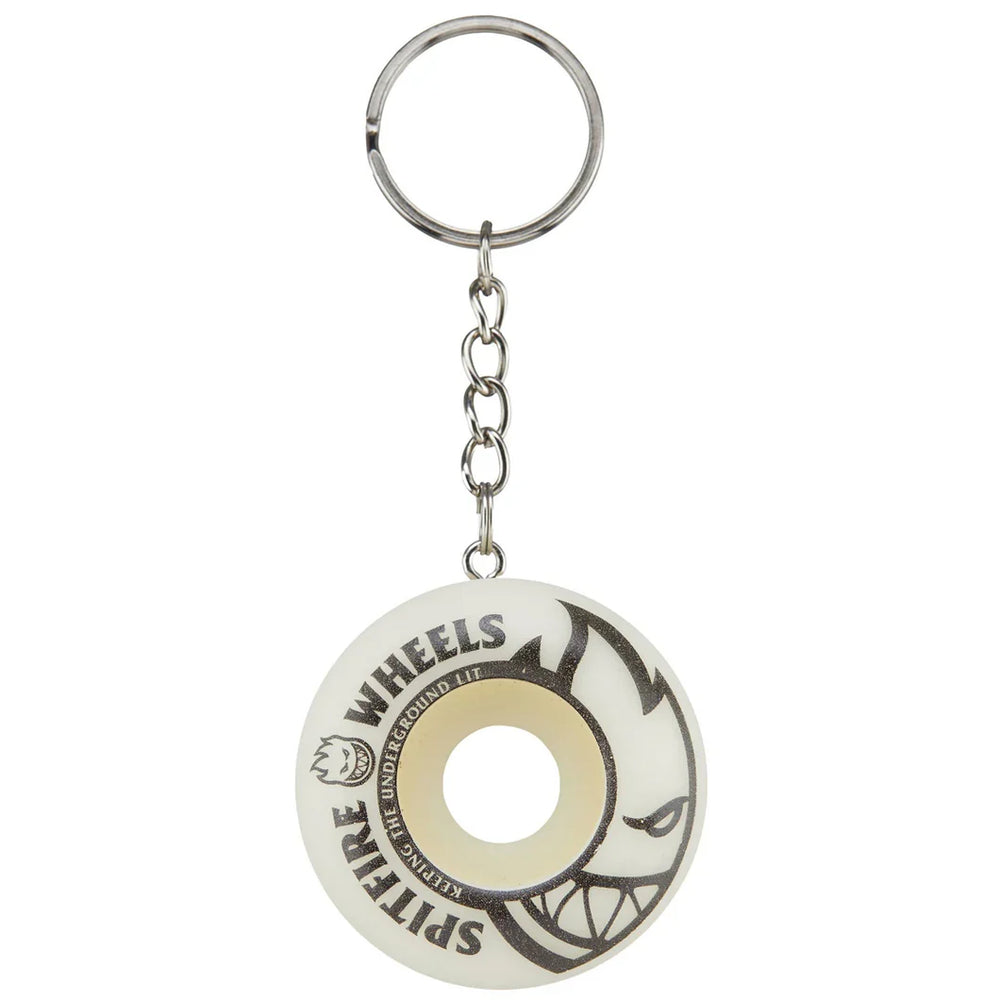 Spitfire 'Bigheads' Keychain - White/Off-White